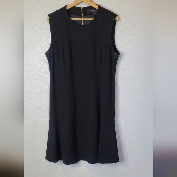 Louis Vuitton Dresses & Skirts - LV Louis Vuitton Black Uniforms Sheath Dress Size 46 (16 US)